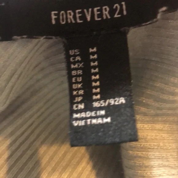 Forever 21 Bodysuit Women’s Size Medium - Picture 7 of 7